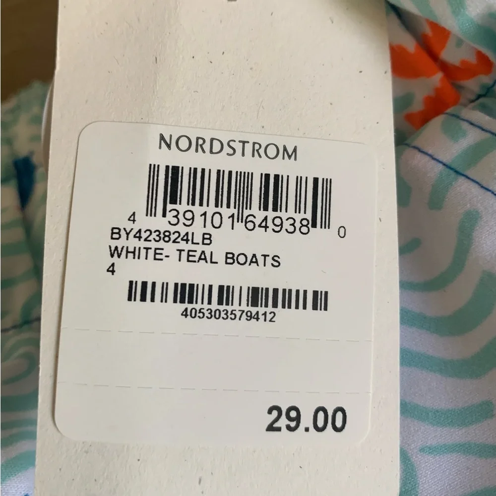Tucker Tate Swim Trunks
(2) Pair
Sailboat Print
Turtle Print - Picture 5 of 9
